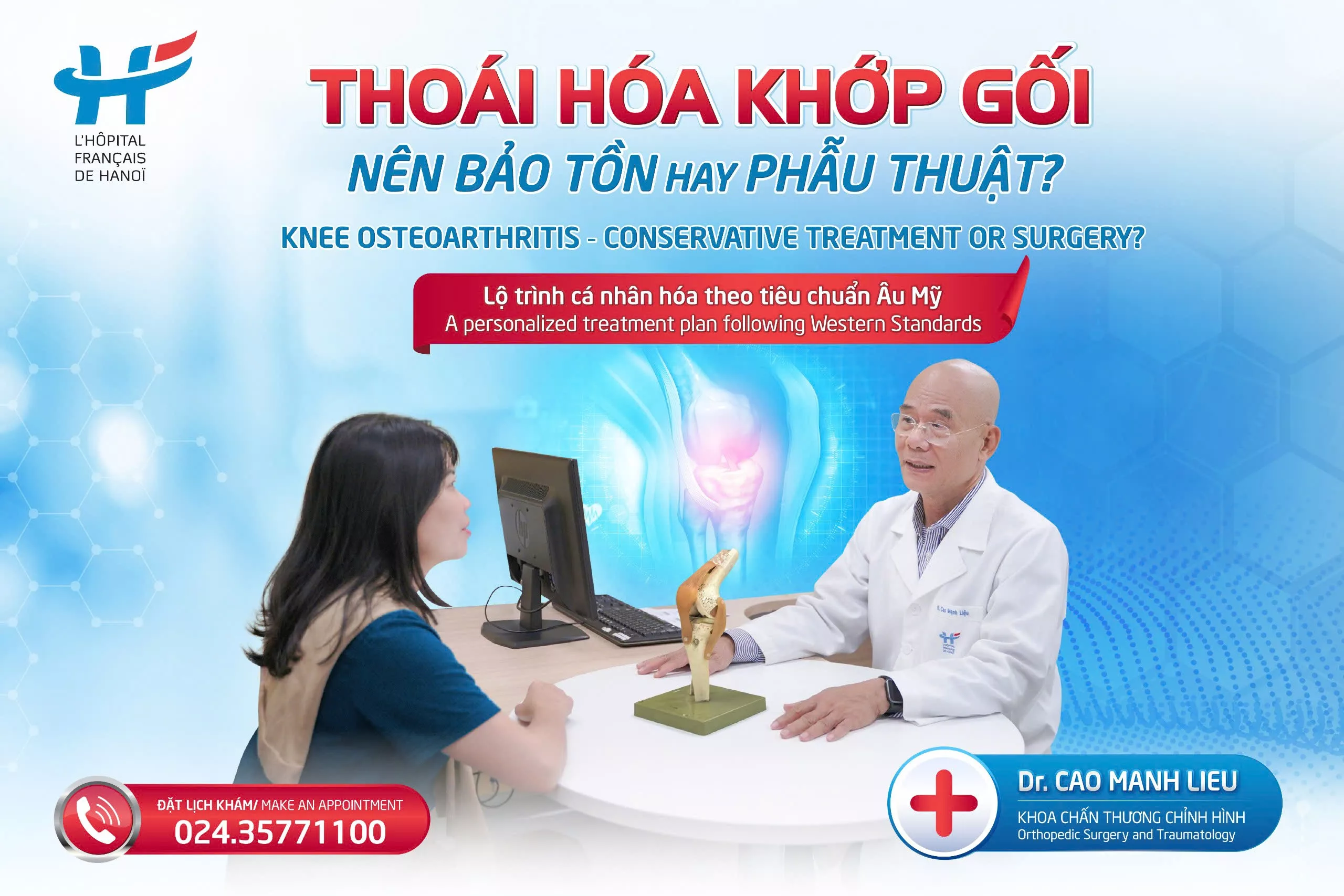 KNEE OSTEOARTHRITIS – CONSERVATIVE TREATMENT OR SURGERY?